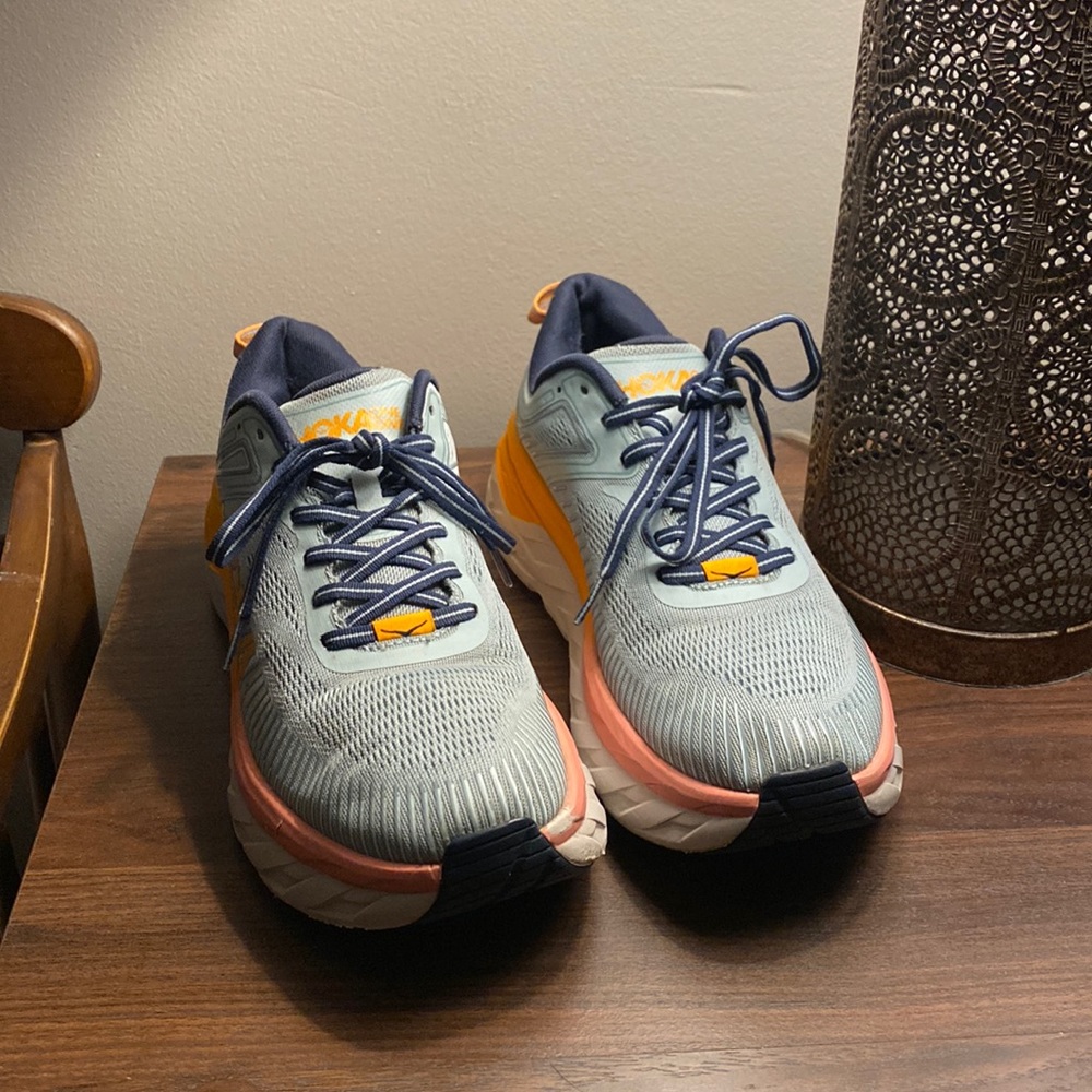 Hoka One One Bondi 7 Shoes Running Athletic Comfort Sneakers Womens Size 11